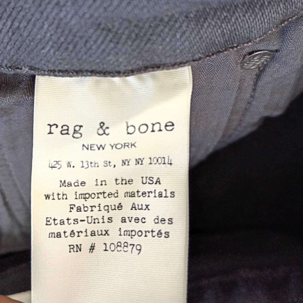 Rag & Bone Fit 1 Extra Slim Devon Jeans Dark Indigo Denim 32x32 USA NWOT $250 - Picture 13 of 15